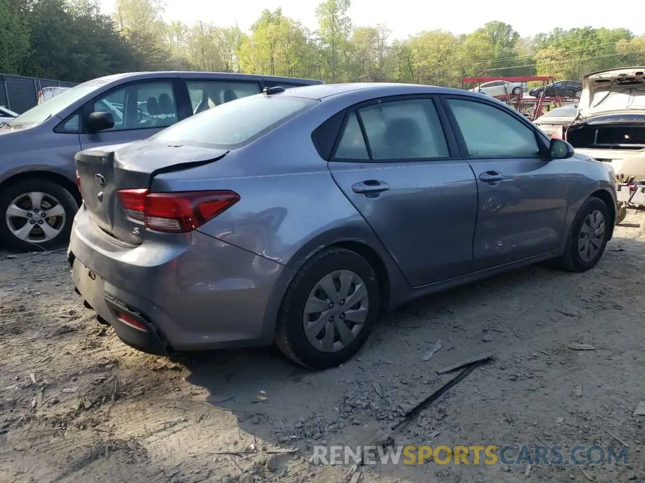 5 Photograph of a damaged car 3KPA24AD0LE261065 KIA RIO 2020
