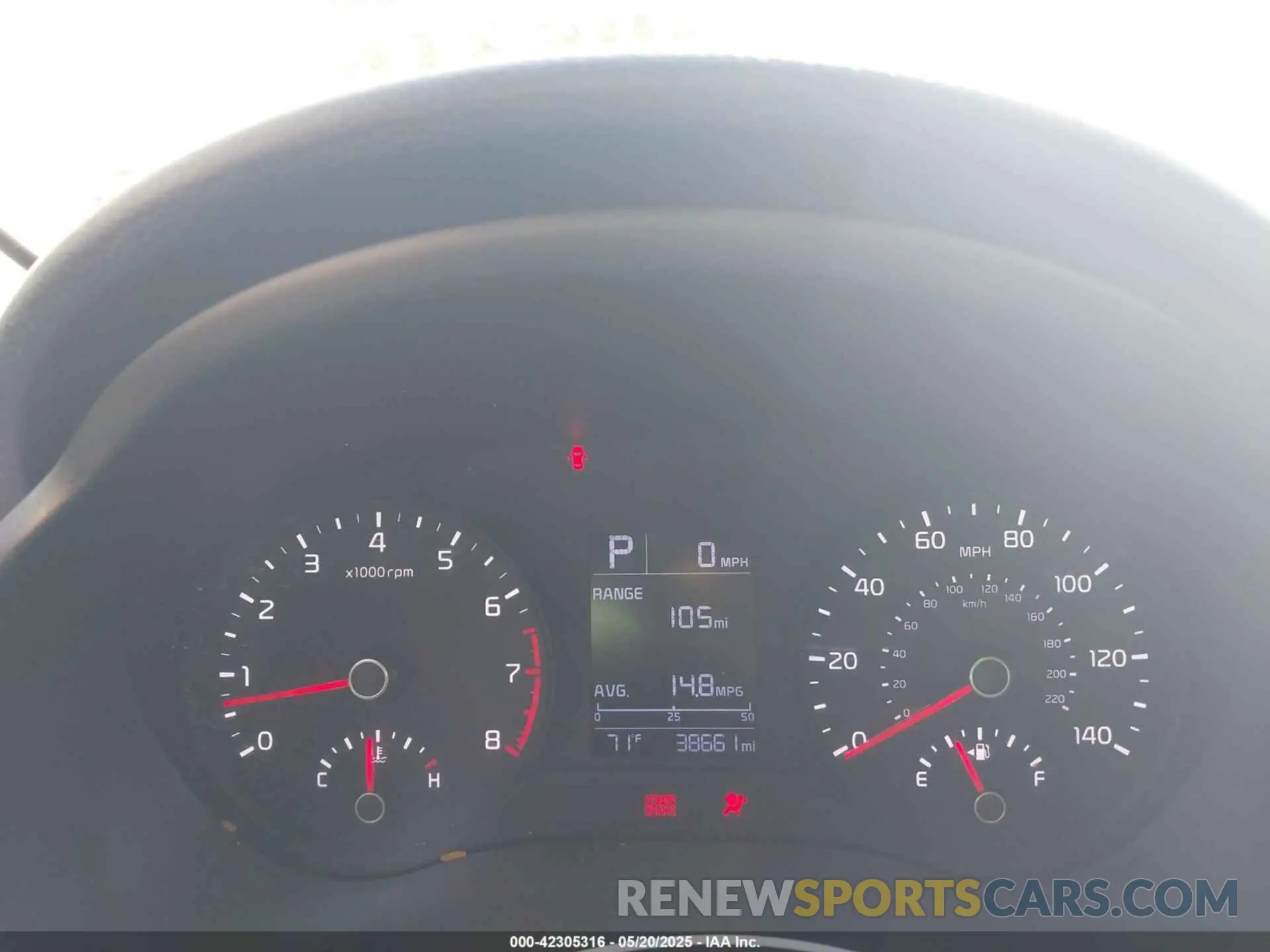 7 Photograph of a damaged car 3KPA24AD0LE286547 KIA RIO 2020