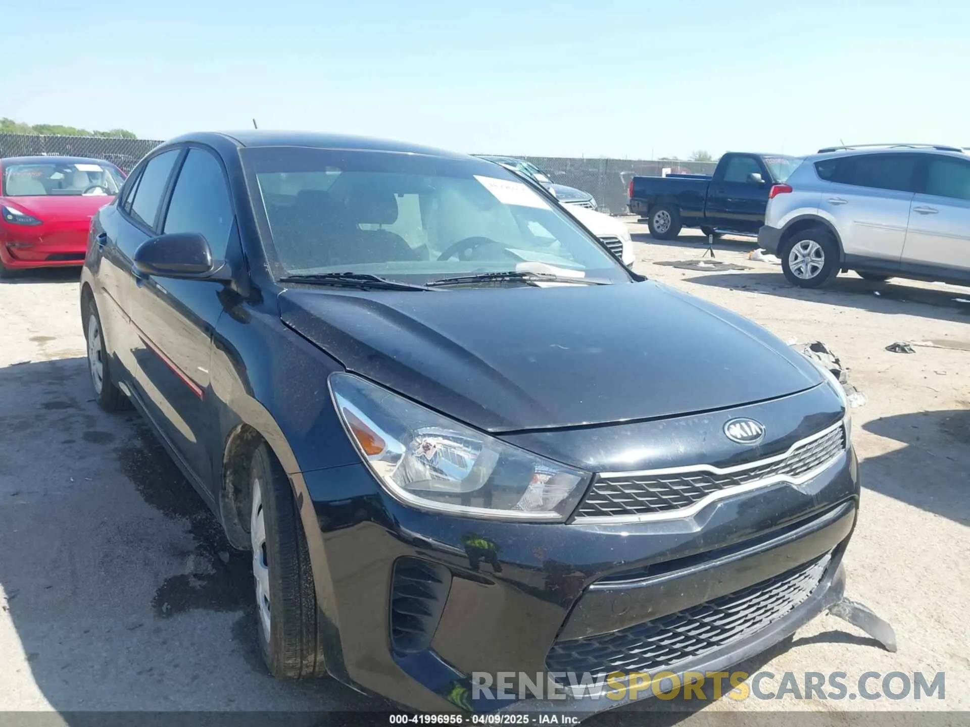 1 Photograph of a damaged car 3KPA24AD0LE289416 KIA RIO 2020