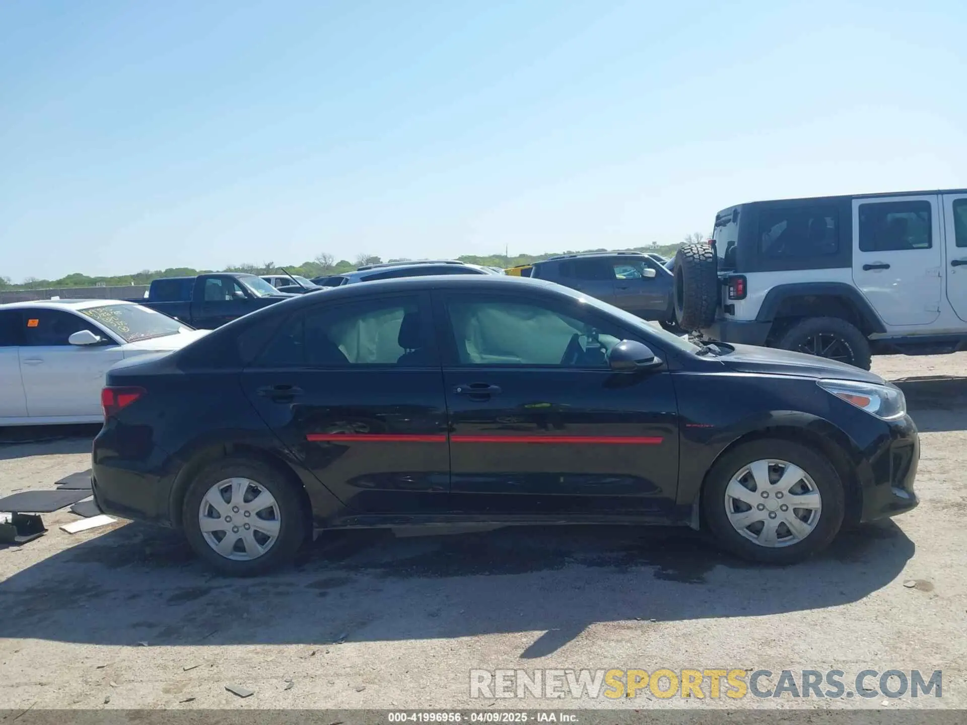 13 Photograph of a damaged car 3KPA24AD0LE289416 KIA RIO 2020