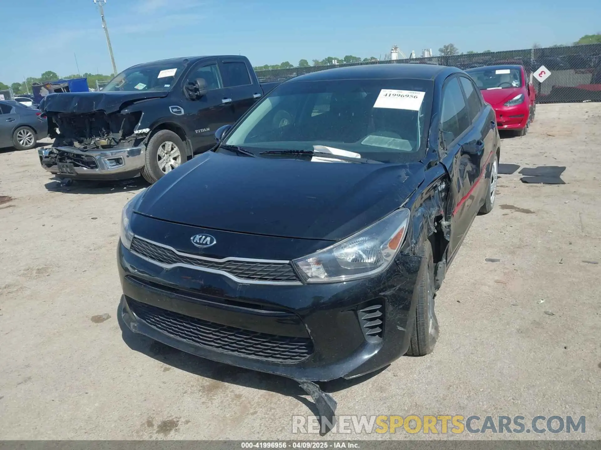 2 Photograph of a damaged car 3KPA24AD0LE289416 KIA RIO 2020