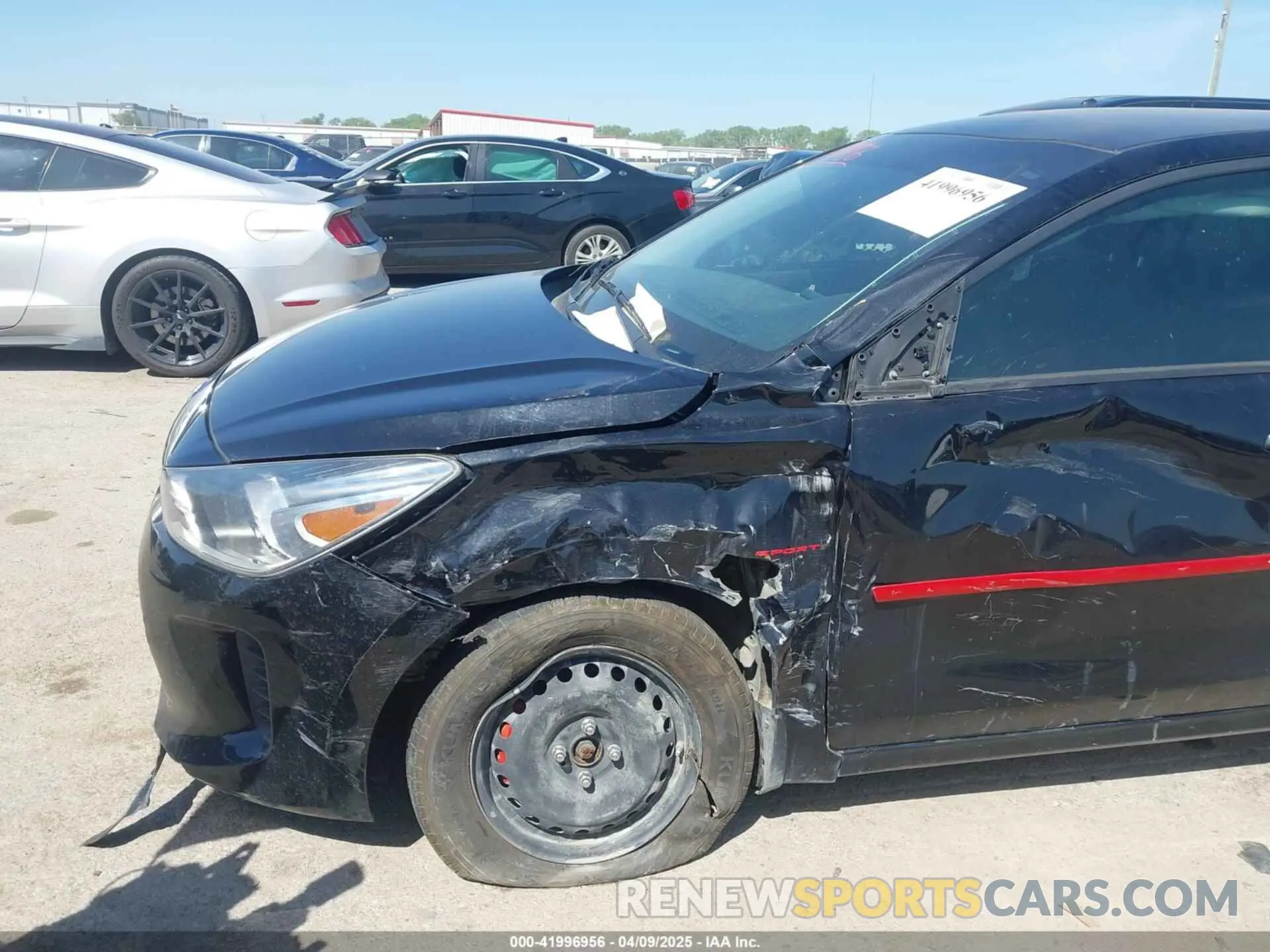 6 Photograph of a damaged car 3KPA24AD0LE289416 KIA RIO 2020