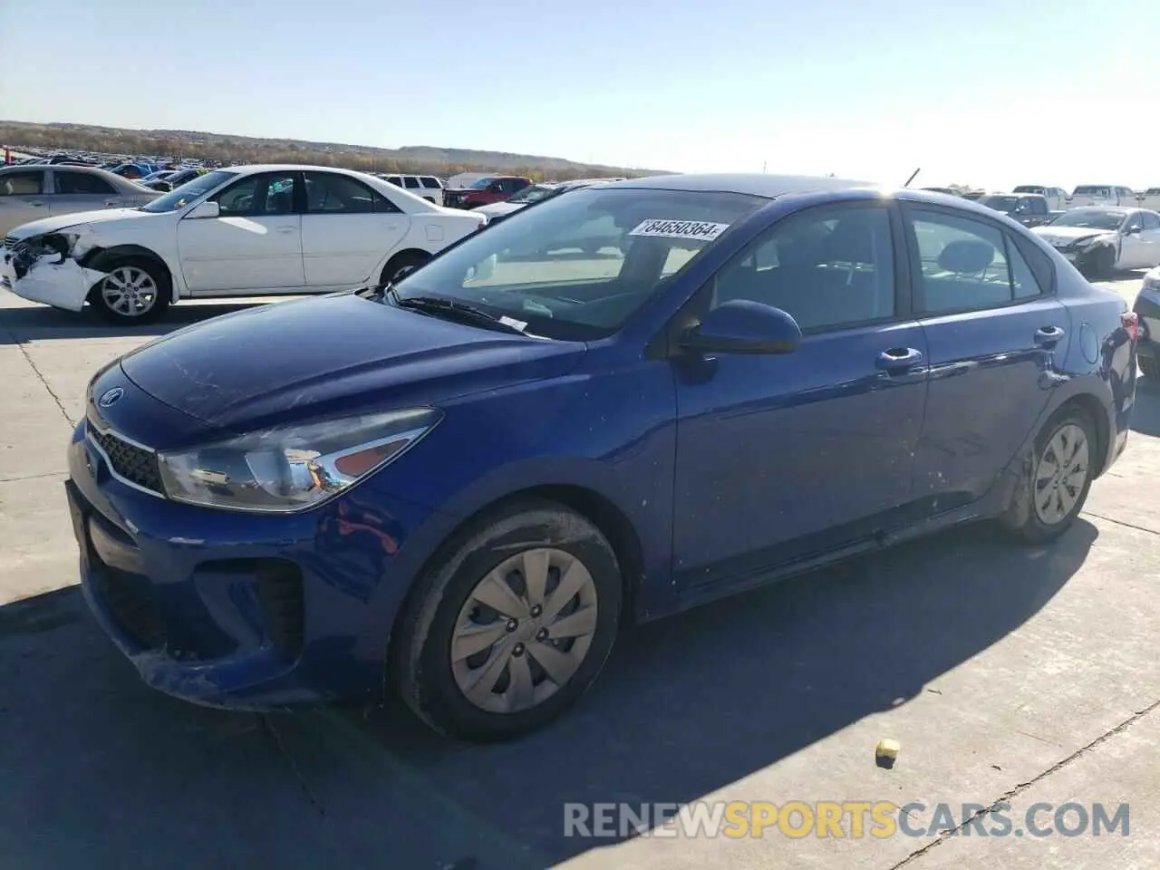 1 Photograph of a damaged car 3KPA24AD0LE317683 KIA RIO 2020