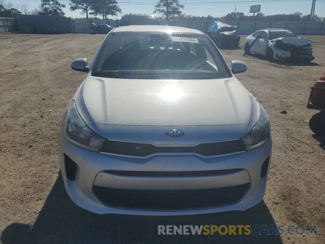 5 Photograph of a damaged car 3KPA24AD0LE329803 KIA RIO 2020