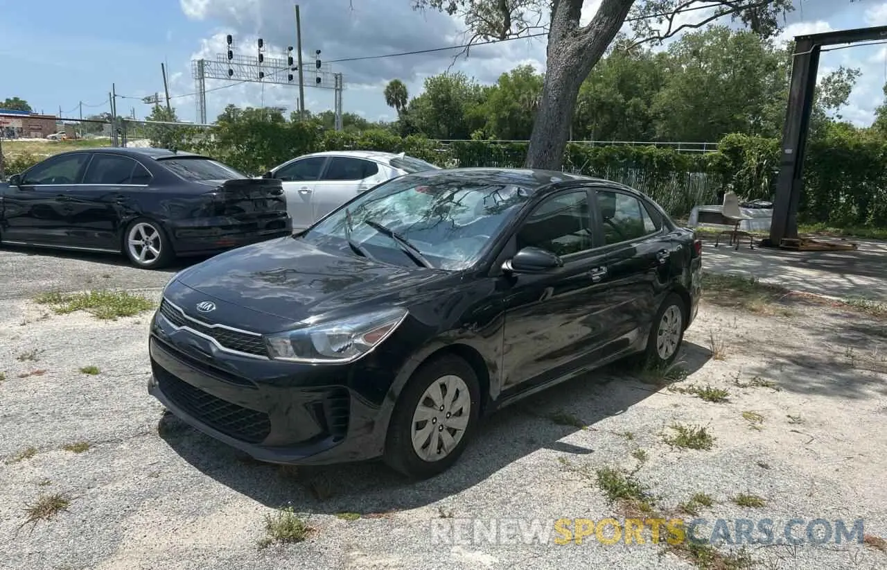 2 Photograph of a damaged car 3KPA24AD0LE335357 KIA RIO 2020