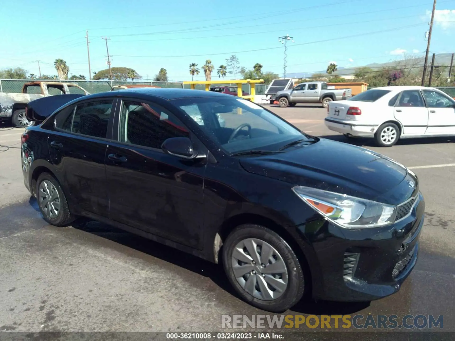 1 Photograph of a damaged car 3KPA24AD0LE353132 KIA RIO 2020