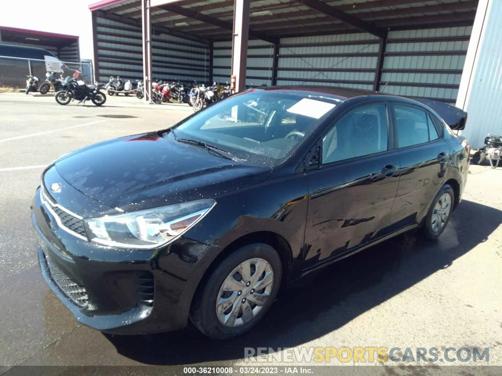 2 Photograph of a damaged car 3KPA24AD0LE353132 KIA RIO 2020
