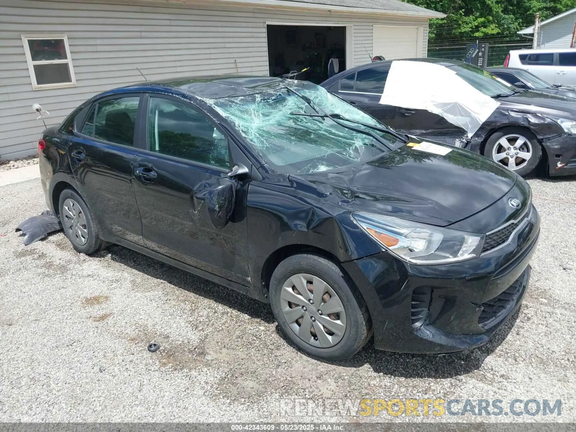 1 Photograph of a damaged car 3KPA24AD0LE355673 KIA RIO 2020