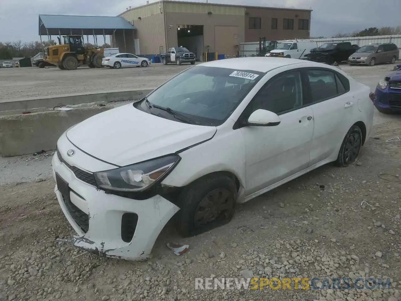 1 Photograph of a damaged car 3KPA24AD1LE256442 KIA RIO 2020