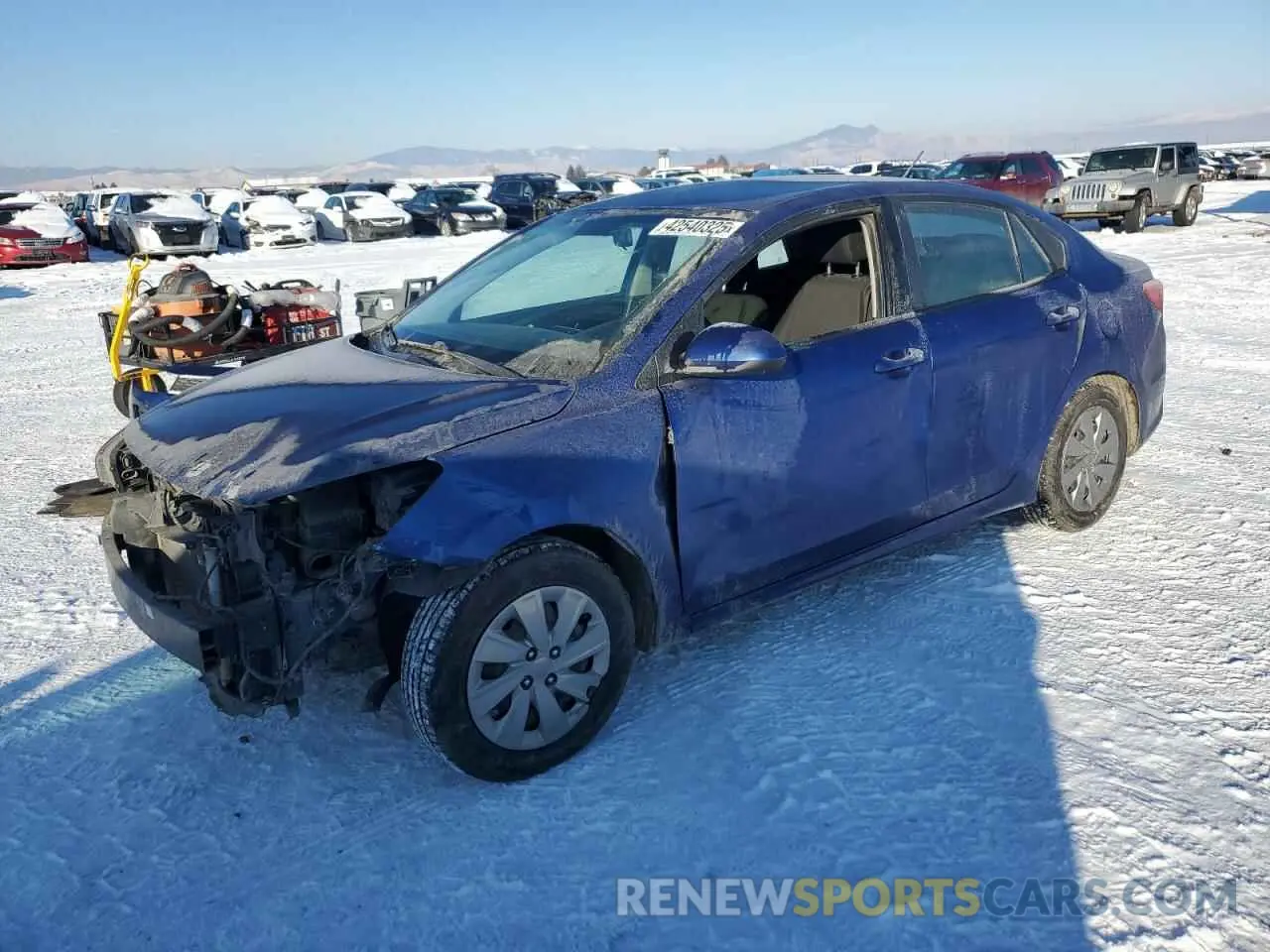 1 Photograph of a damaged car 3KPA24AD1LE263083 KIA RIO 2020