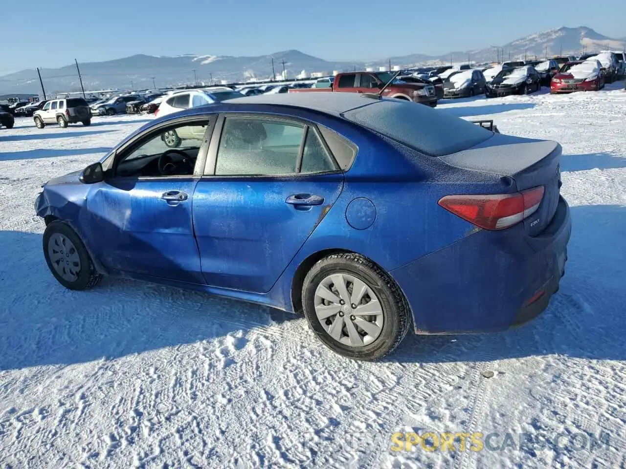 2 Photograph of a damaged car 3KPA24AD1LE263083 KIA RIO 2020