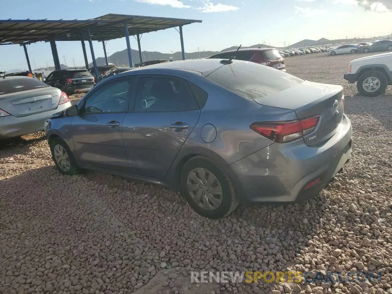 2 Photograph of a damaged car 3KPA24AD1LE268526 KIA RIO 2020