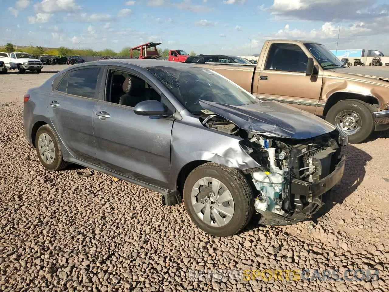 4 Photograph of a damaged car 3KPA24AD1LE268526 KIA RIO 2020