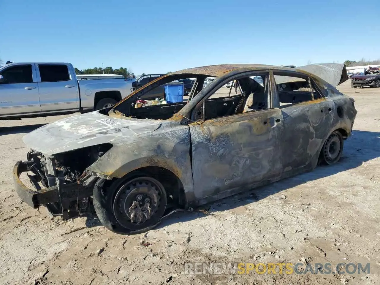 1 Photograph of a damaged car 3KPA24AD1LE282264 KIA RIO 2020
