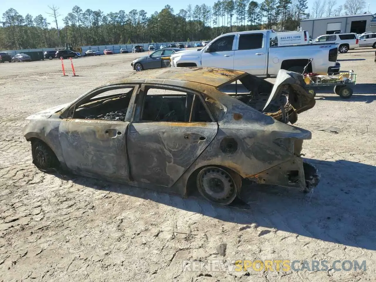 2 Photograph of a damaged car 3KPA24AD1LE282264 KIA RIO 2020
