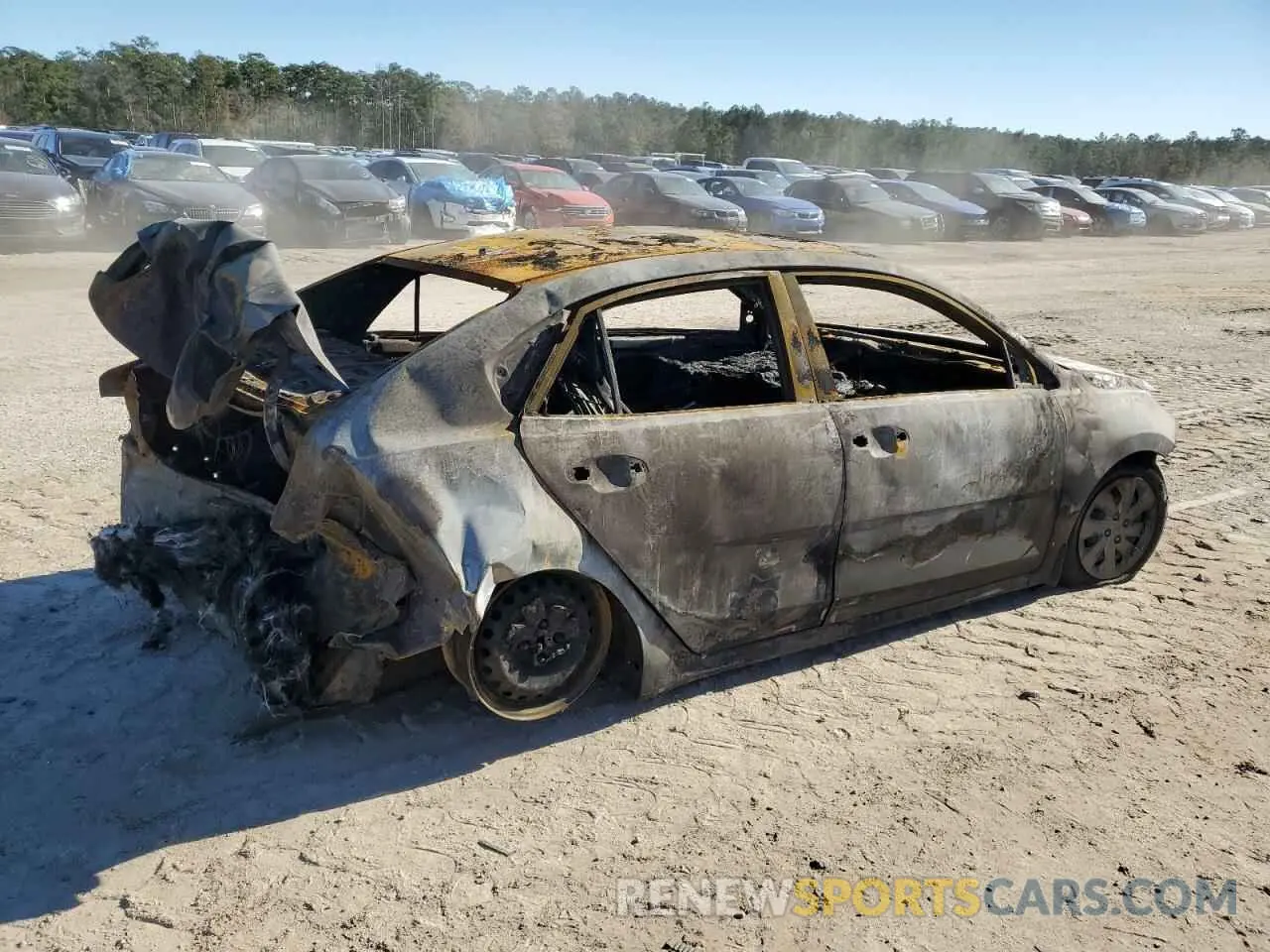 3 Photograph of a damaged car 3KPA24AD1LE282264 KIA RIO 2020