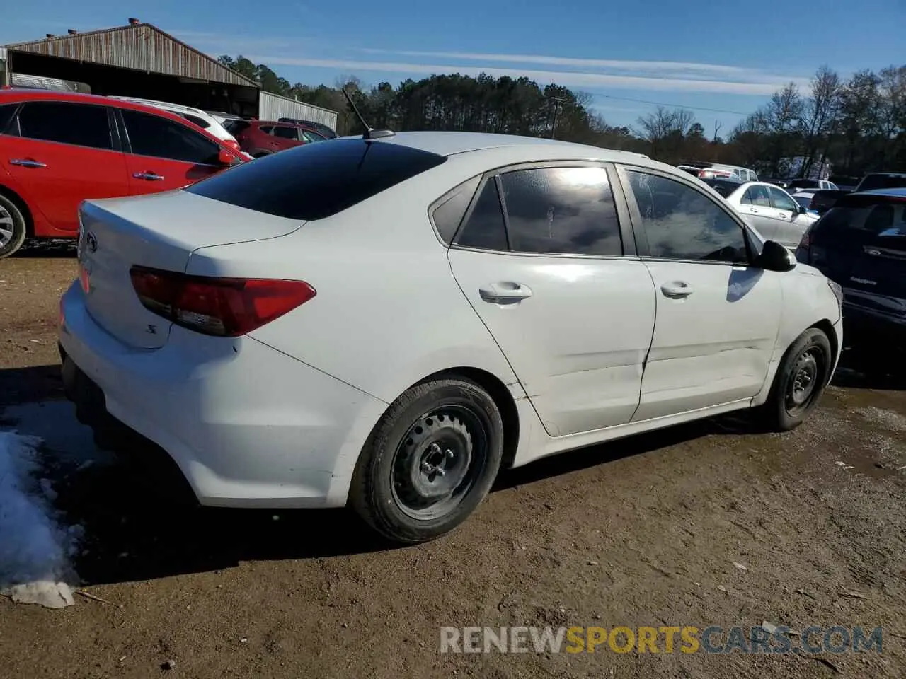 3 Photograph of a damaged car 3KPA24AD1LE283785 KIA RIO 2020