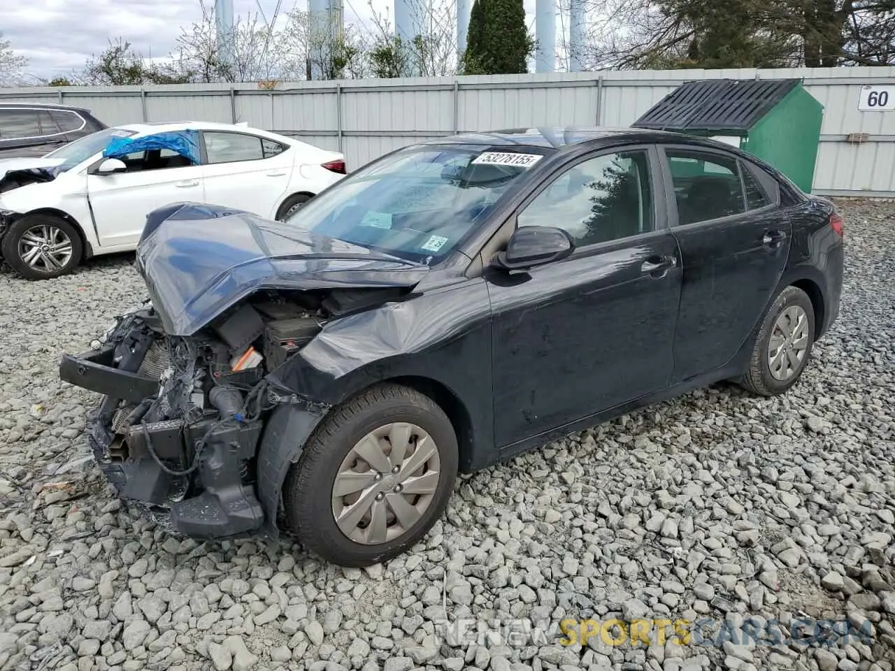 1 Photograph of a damaged car 3KPA24AD1LE286105 KIA RIO 2020