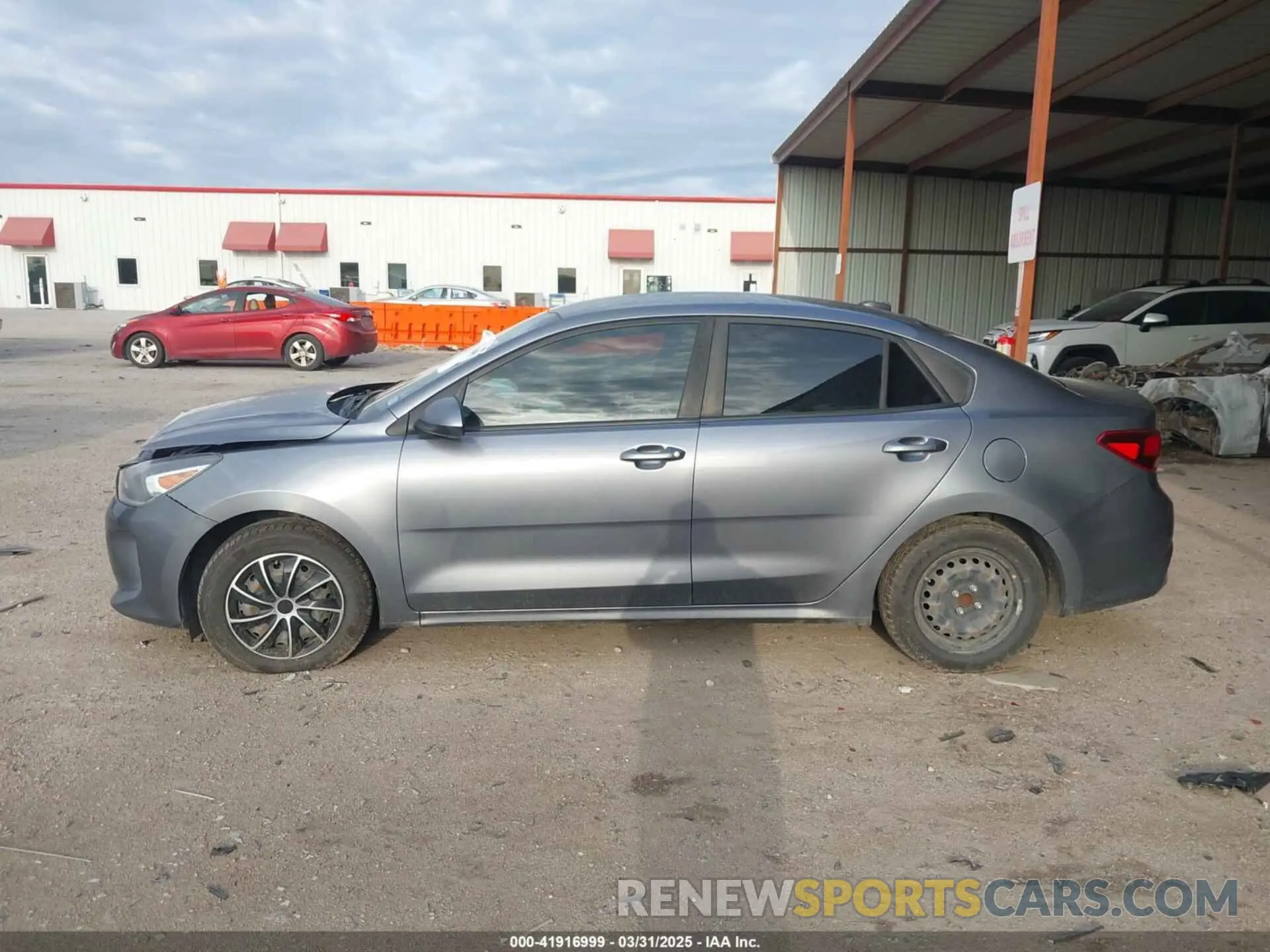 14 Photograph of a damaged car 3KPA24AD1LE295693 KIA RIO 2020