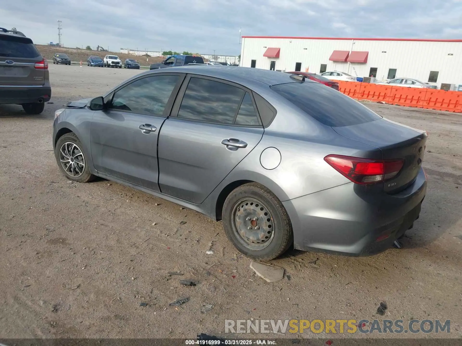 3 Photograph of a damaged car 3KPA24AD1LE295693 KIA RIO 2020