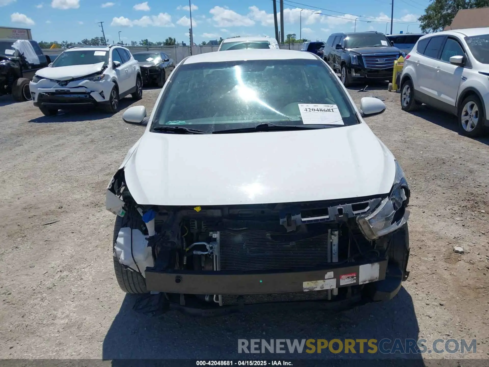 12 Photograph of a damaged car 3KPA24AD1LE299243 KIA RIO 2020