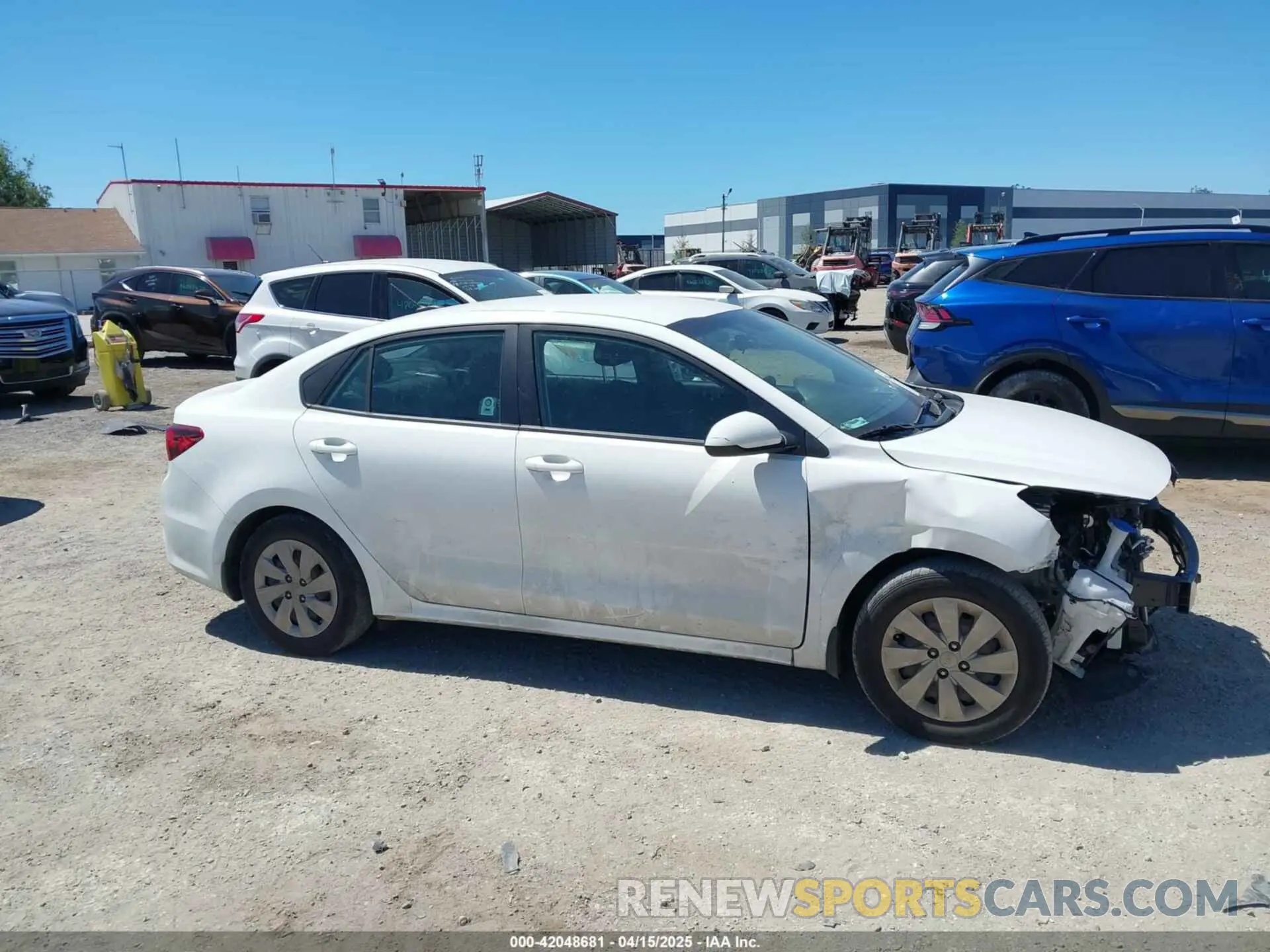 13 Photograph of a damaged car 3KPA24AD1LE299243 KIA RIO 2020