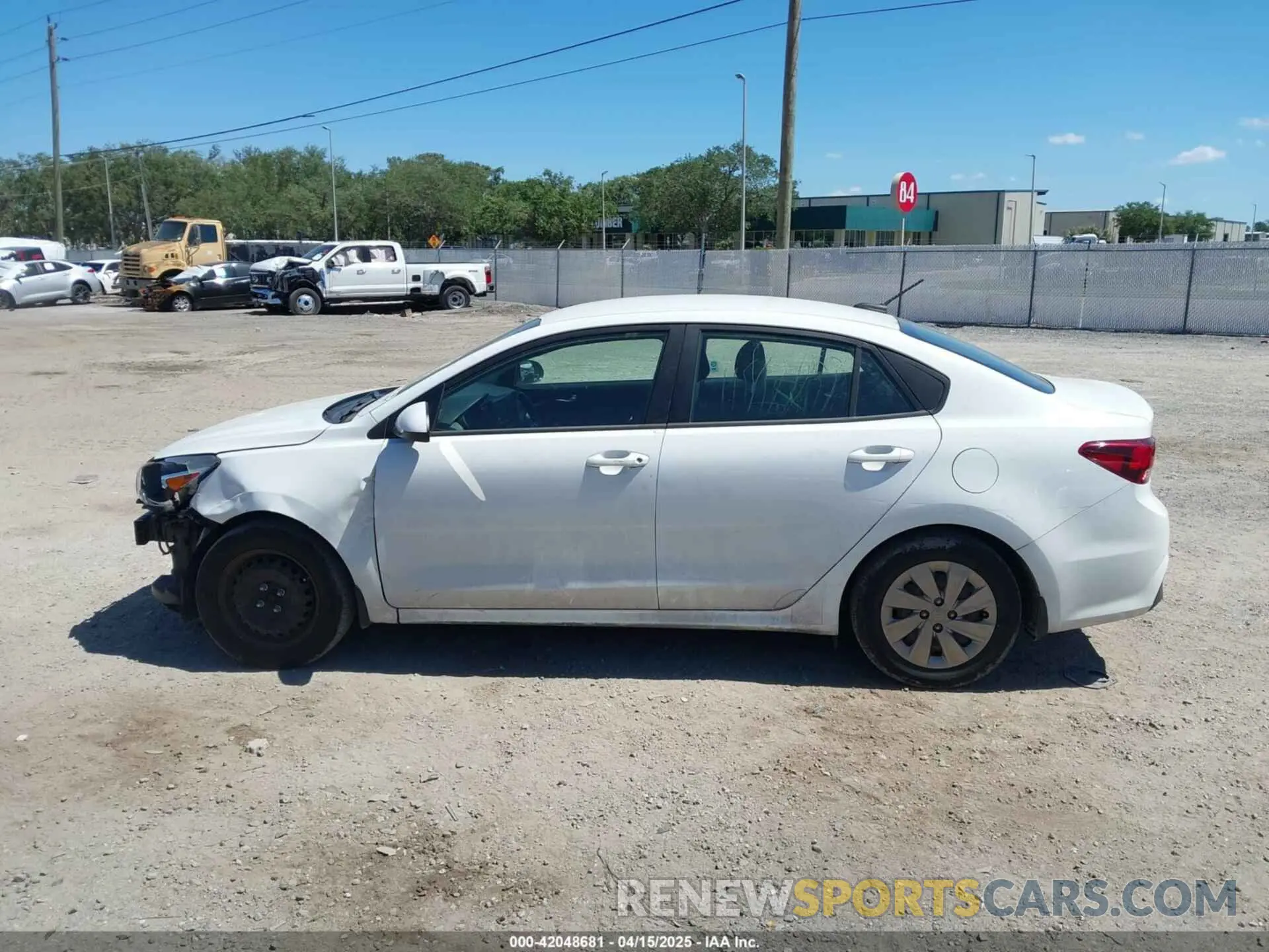 14 Photograph of a damaged car 3KPA24AD1LE299243 KIA RIO 2020