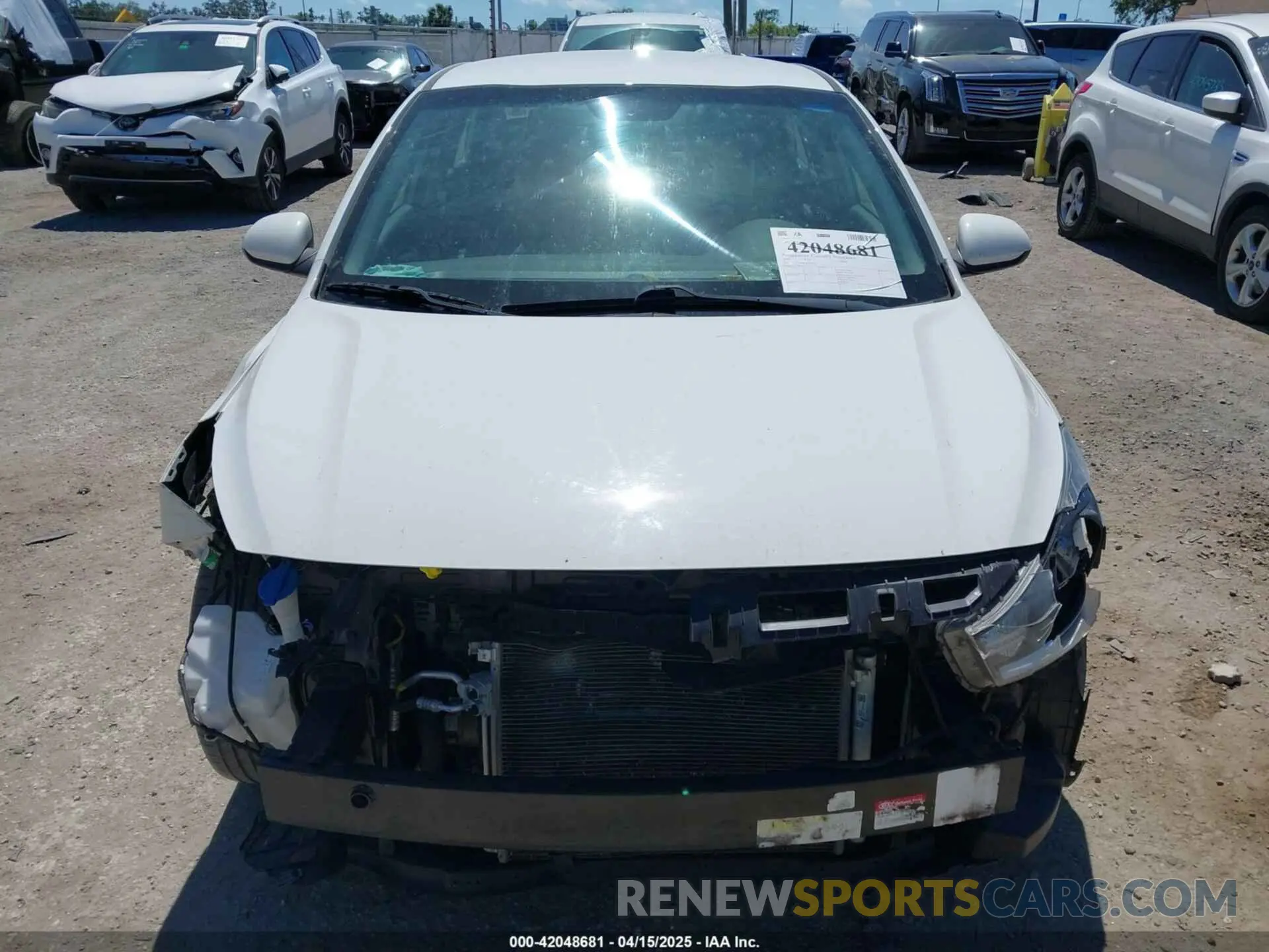 6 Photograph of a damaged car 3KPA24AD1LE299243 KIA RIO 2020