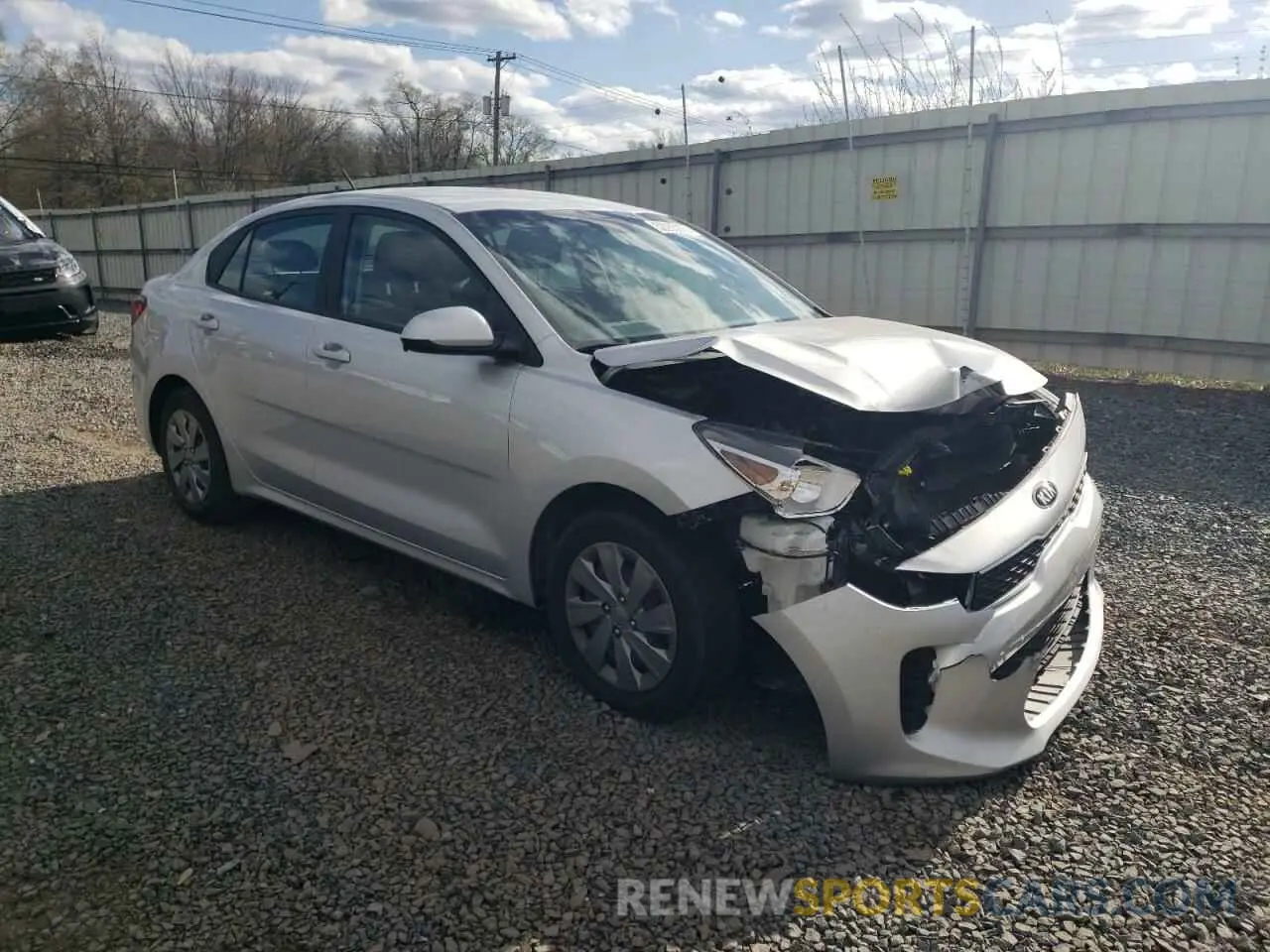 4 Photograph of a damaged car 3KPA24AD1LE302660 KIA RIO 2020