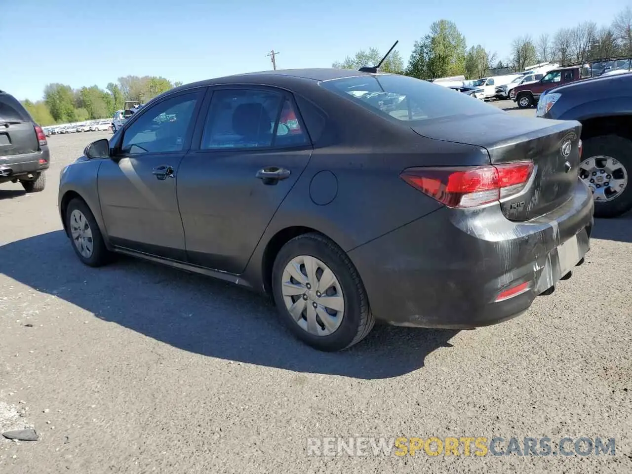 2 Photograph of a damaged car 3KPA24AD1LE321872 KIA RIO 2020