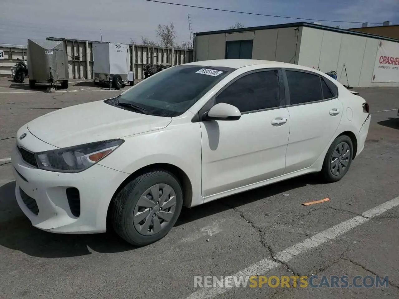 1 Photograph of a damaged car 3KPA24AD1LE327266 KIA RIO 2020