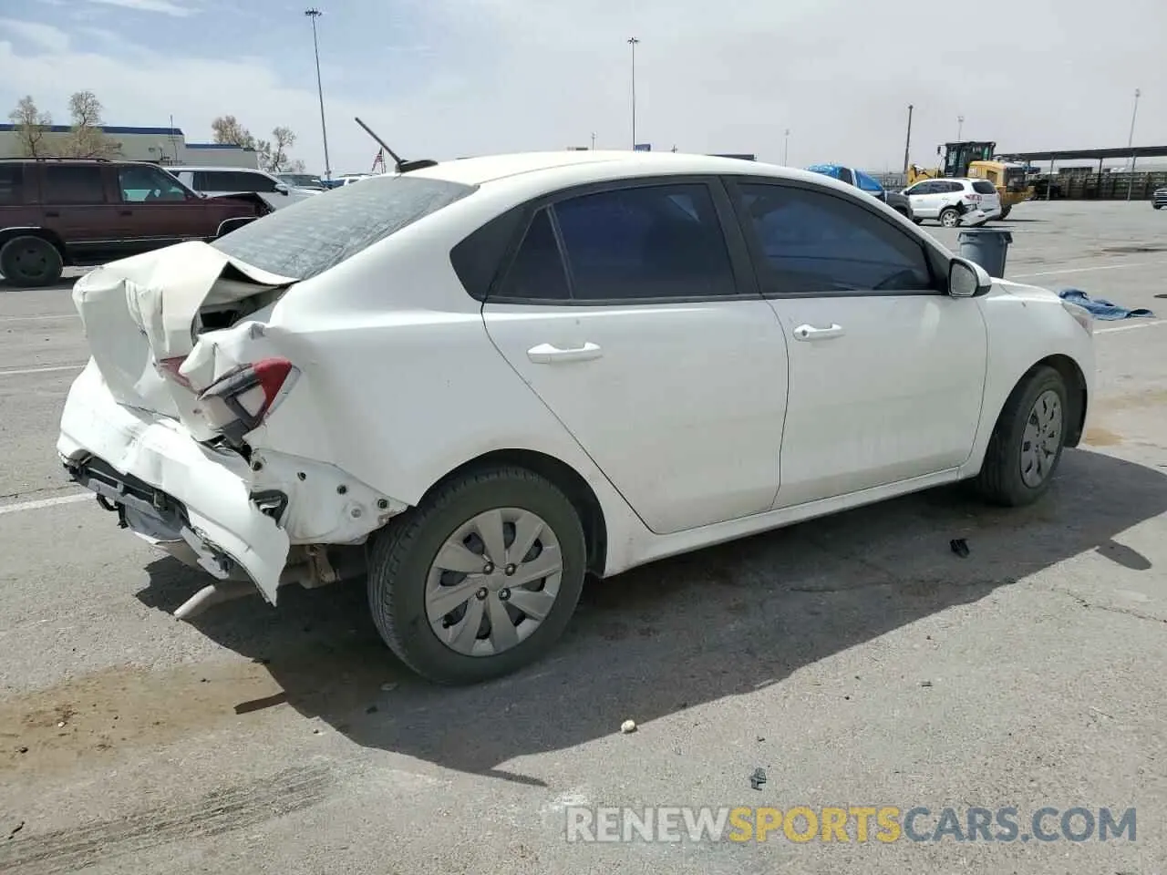 3 Photograph of a damaged car 3KPA24AD1LE327266 KIA RIO 2020