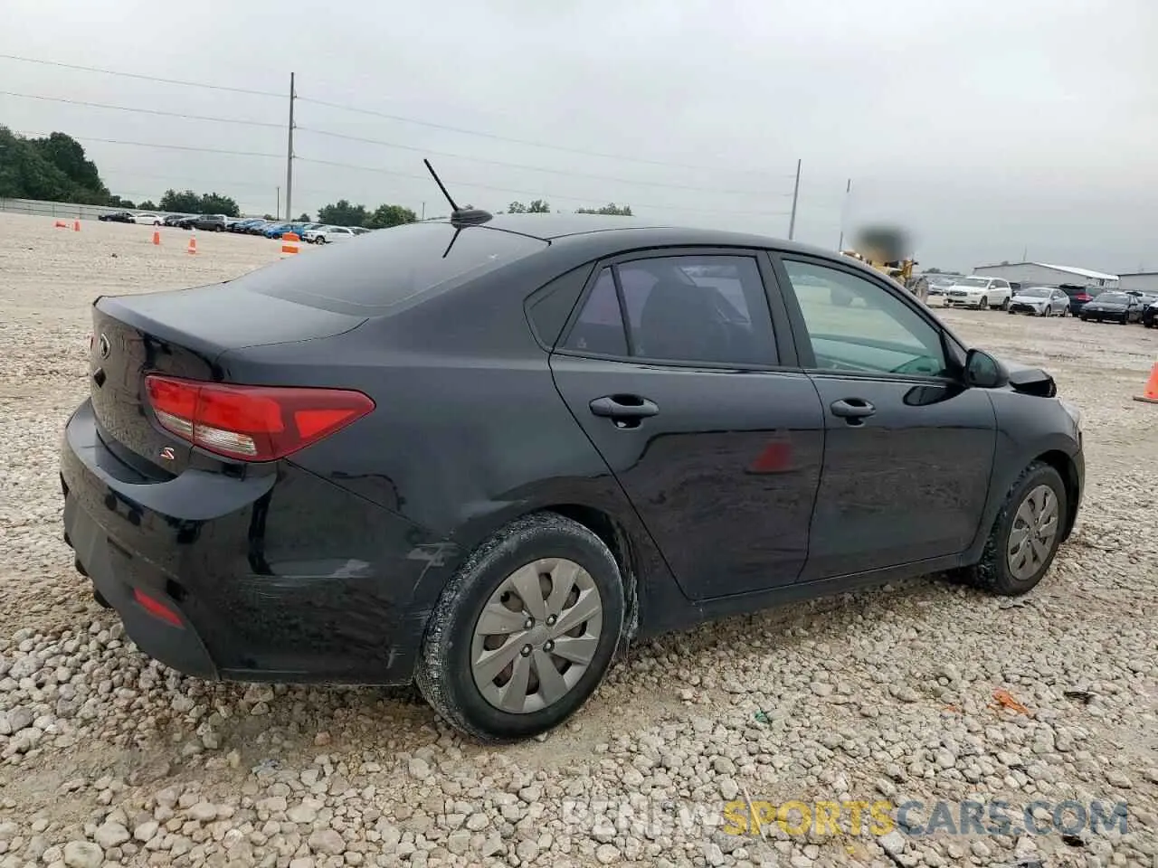 3 Photograph of a damaged car 3KPA24AD1LE335853 KIA RIO 2020