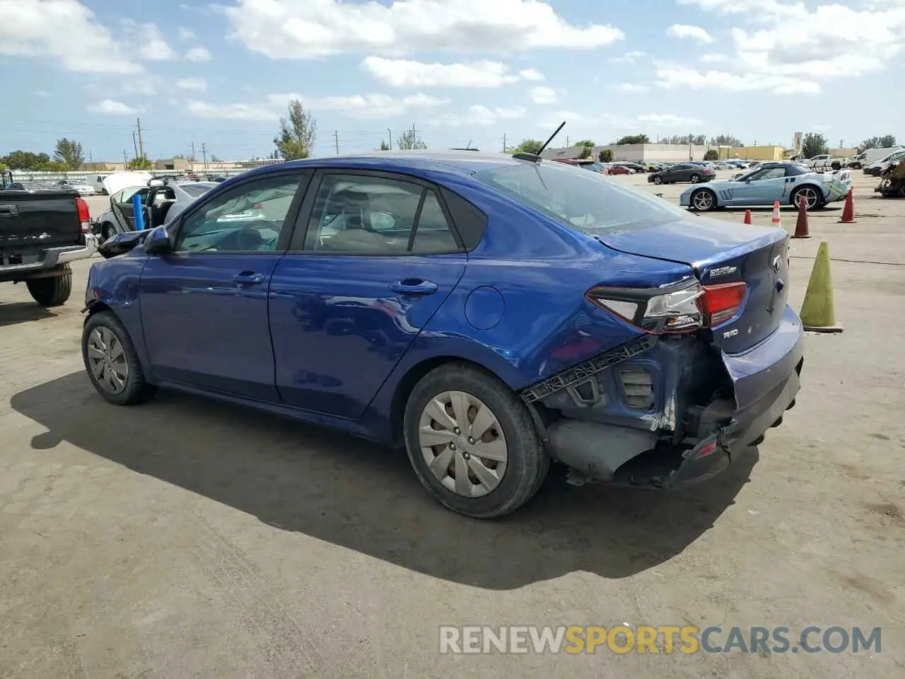 2 Photograph of a damaged car 3KPA24AD2LE260998 KIA RIO 2020