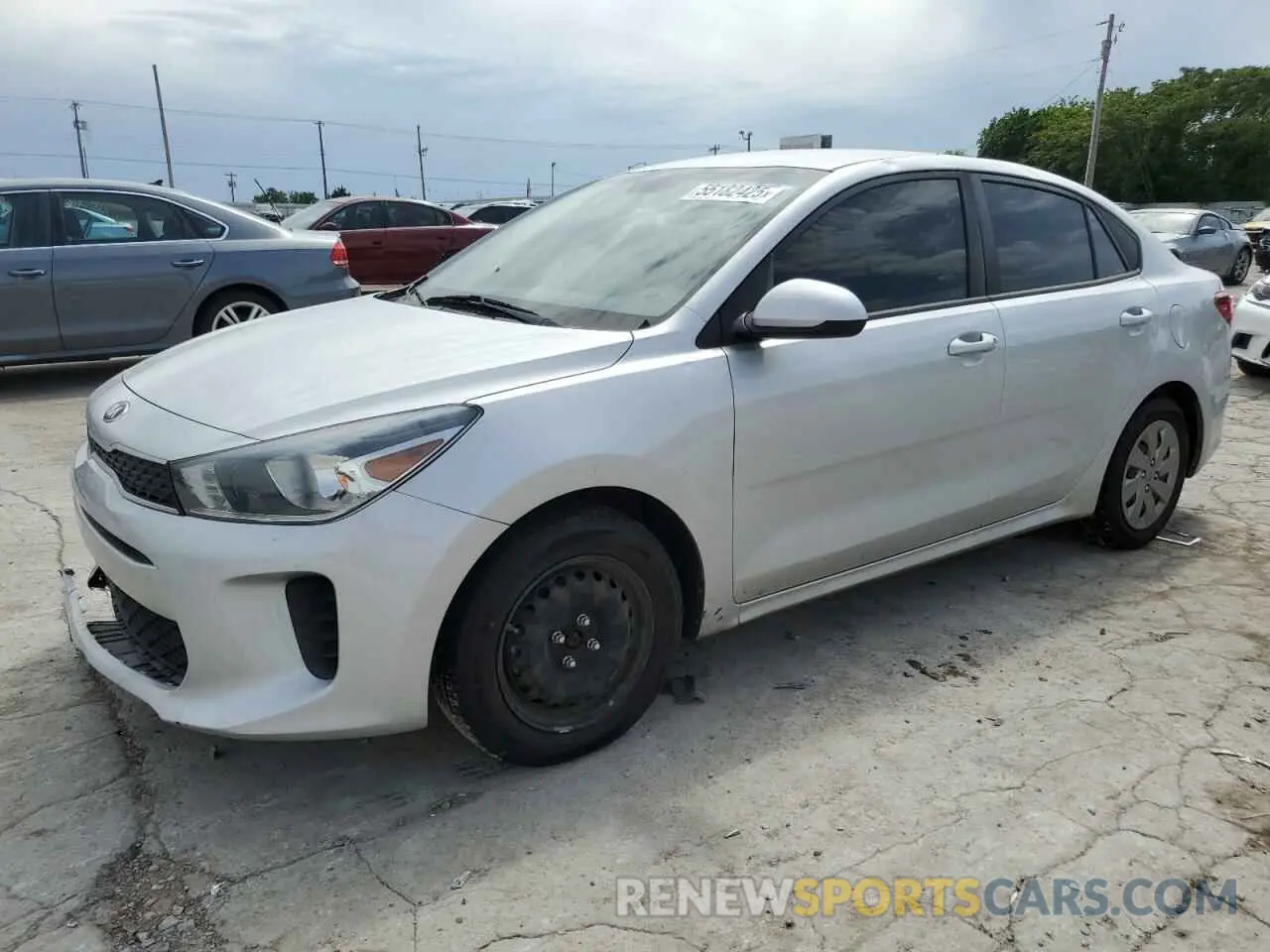 1 Photograph of a damaged car 3KPA24AD2LE268132 KIA RIO 2020