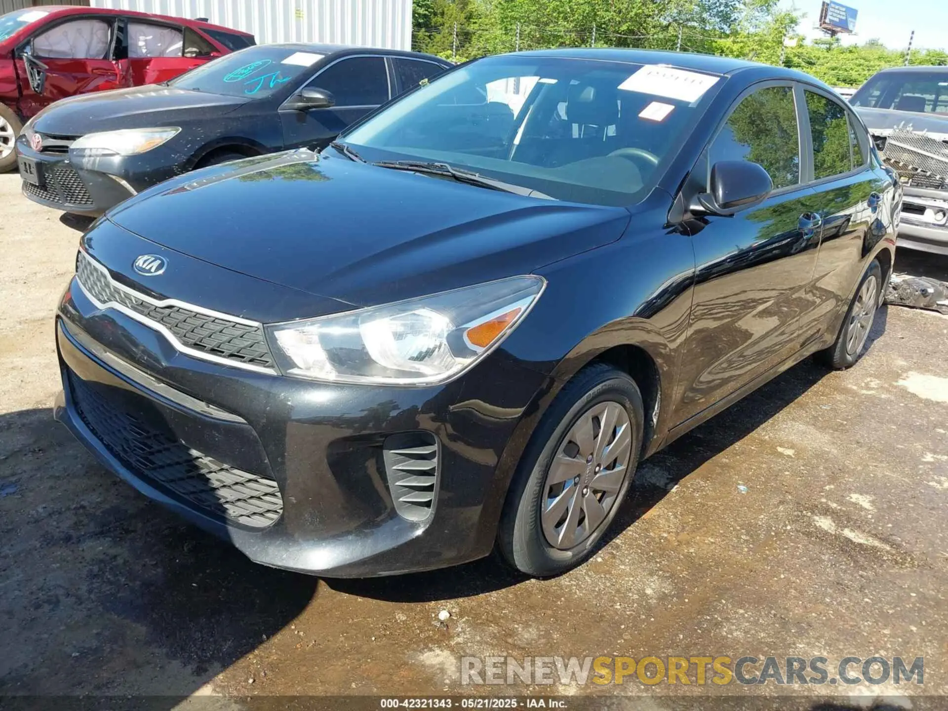 2 Photograph of a damaged car 3KPA24AD2LE283536 KIA RIO 2020