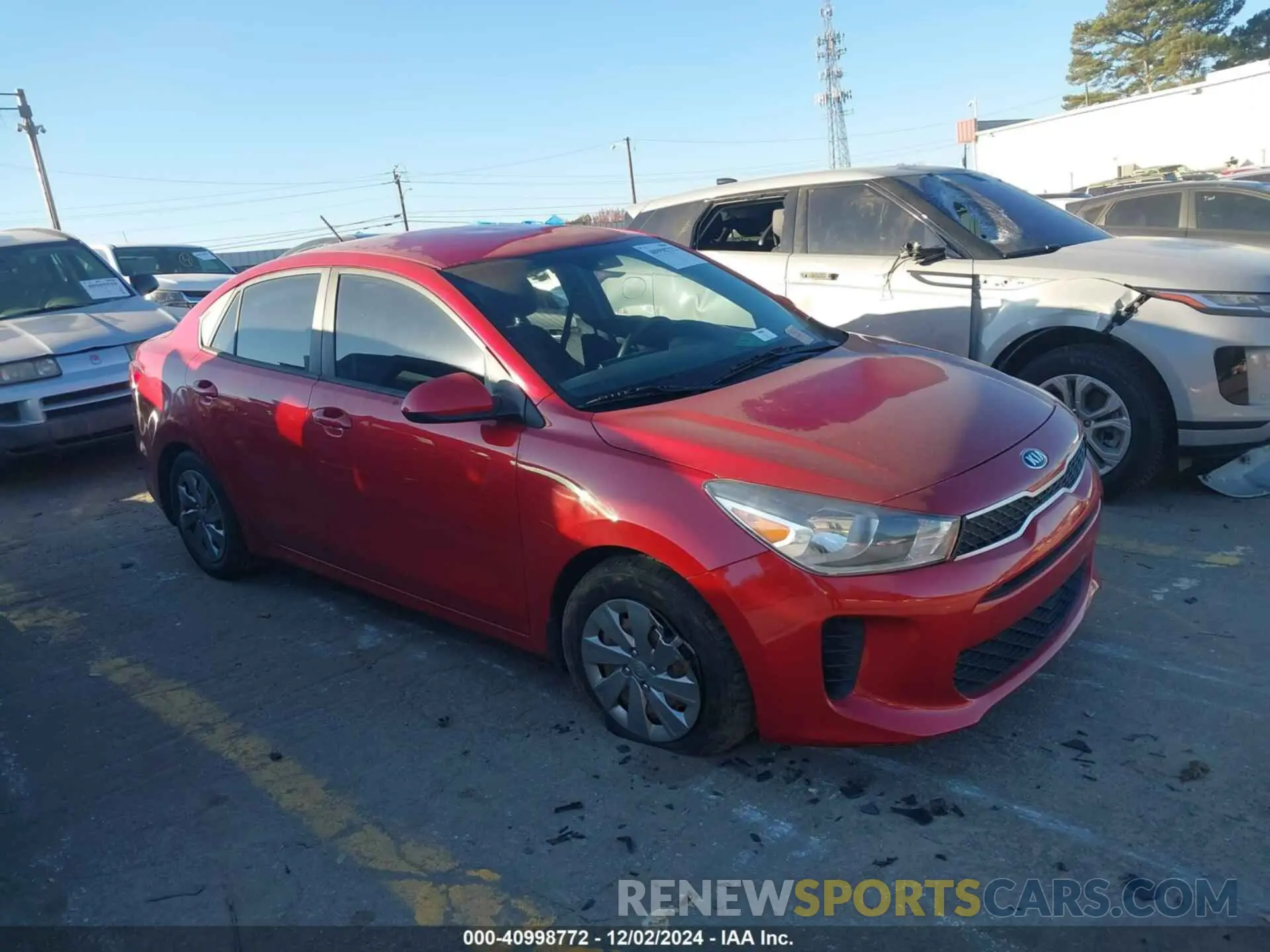 1 Photograph of a damaged car 3KPA24AD2LE284668 KIA RIO 2020