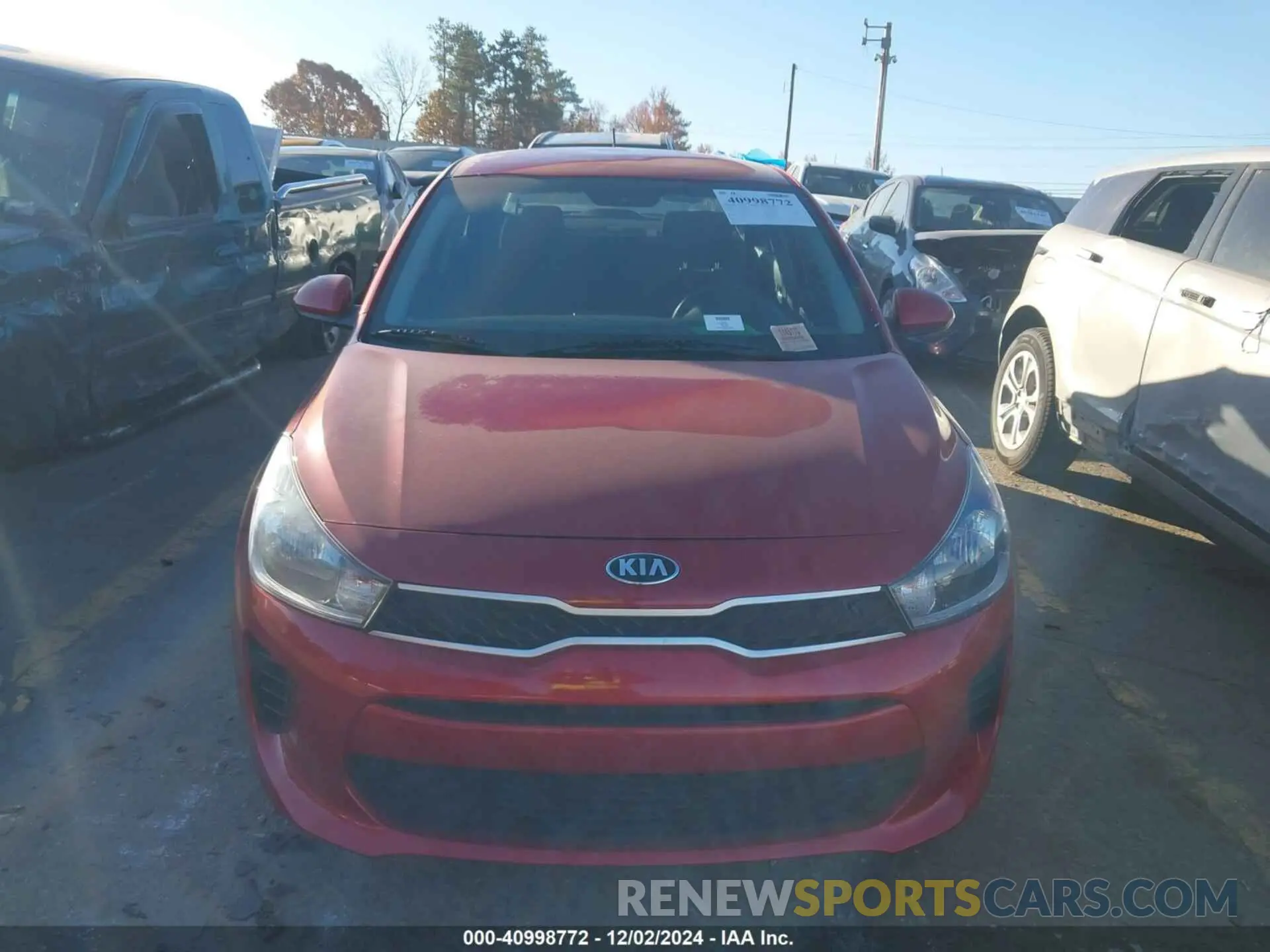 12 Photograph of a damaged car 3KPA24AD2LE284668 KIA RIO 2020