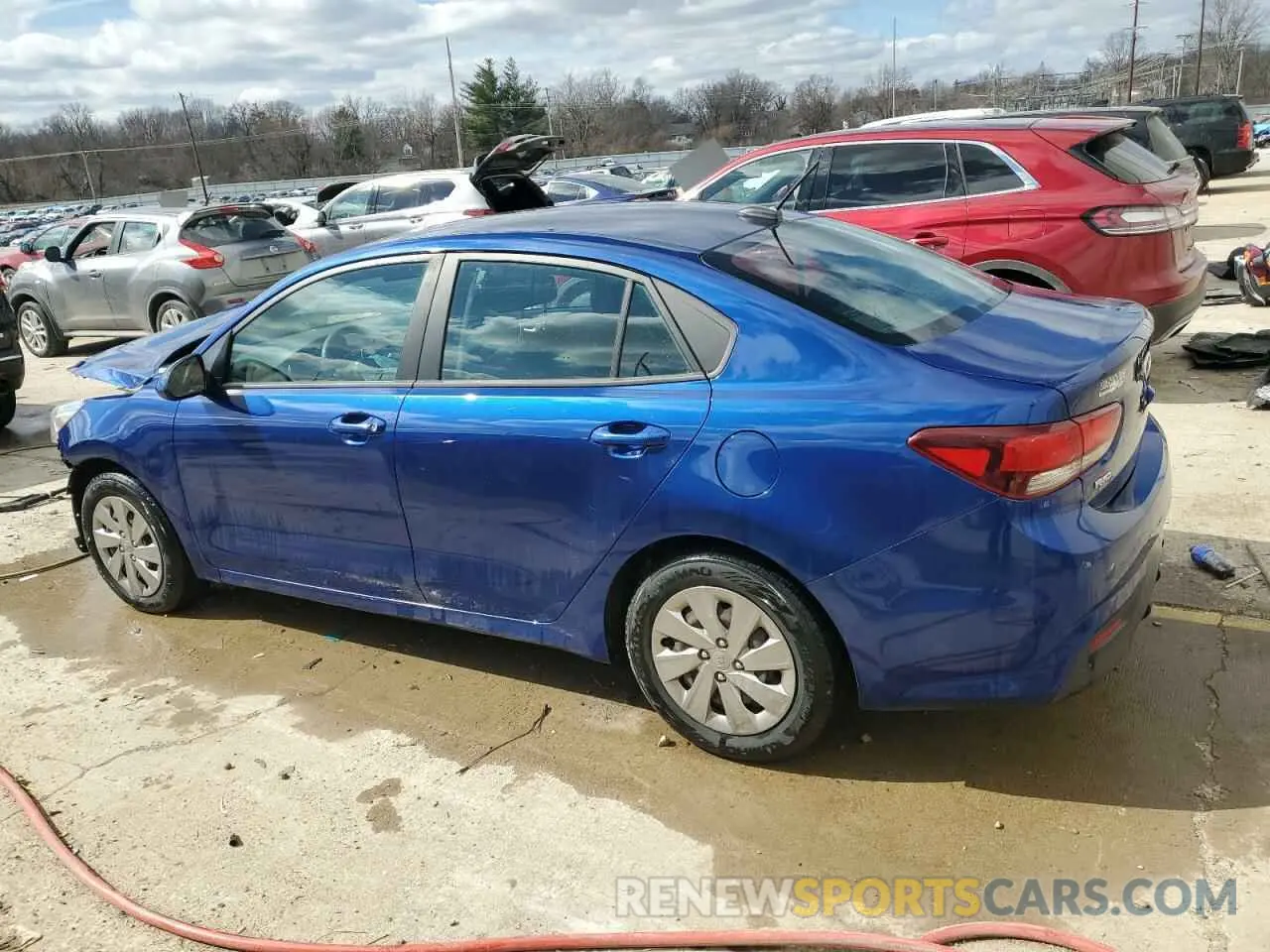2 Photograph of a damaged car 3KPA24AD2LE318477 KIA RIO 2020