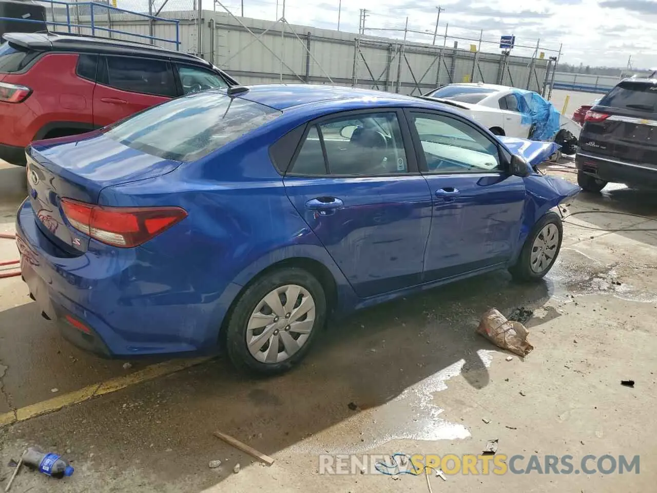 3 Photograph of a damaged car 3KPA24AD2LE318477 KIA RIO 2020
