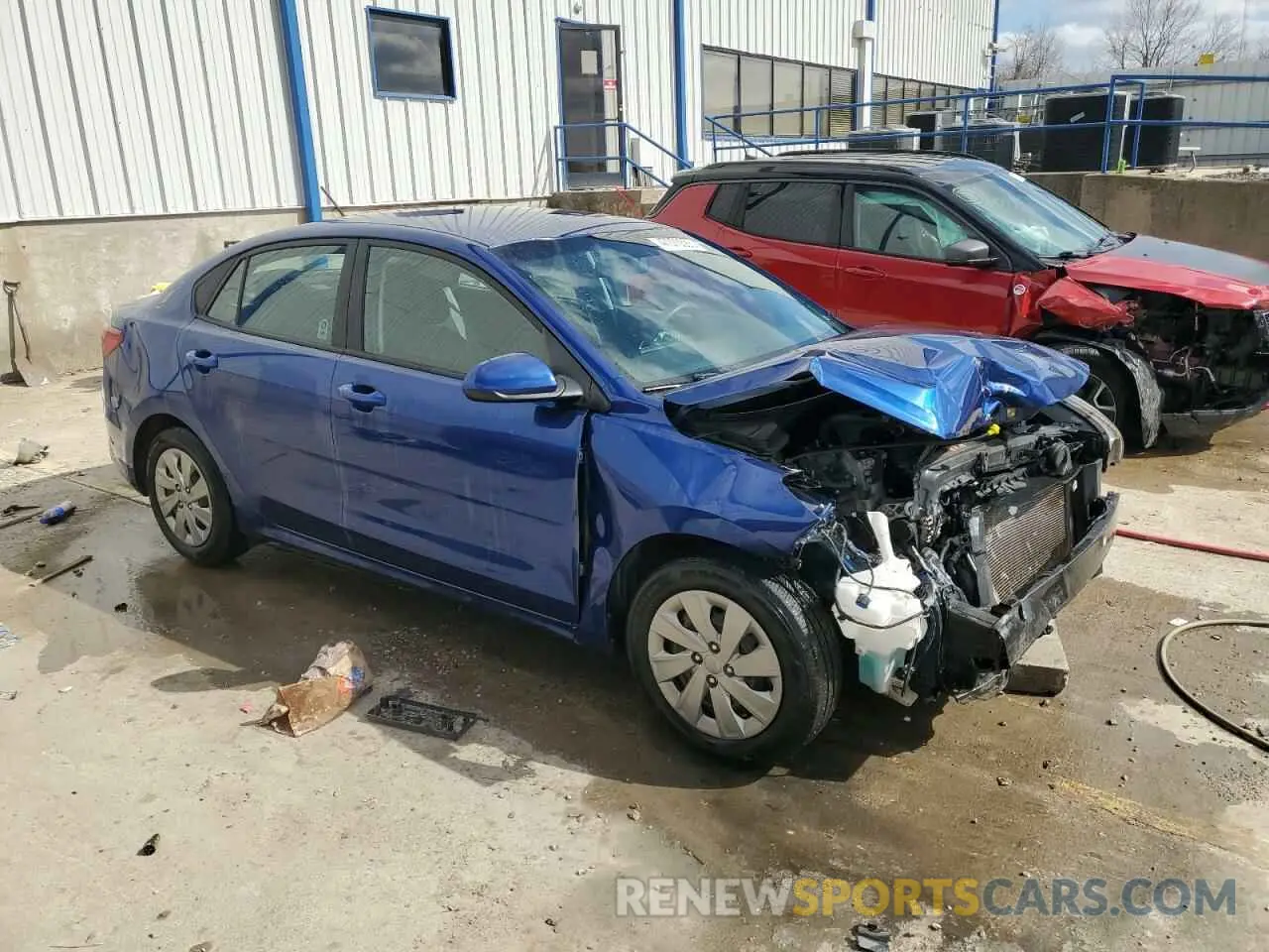 4 Photograph of a damaged car 3KPA24AD2LE318477 KIA RIO 2020
