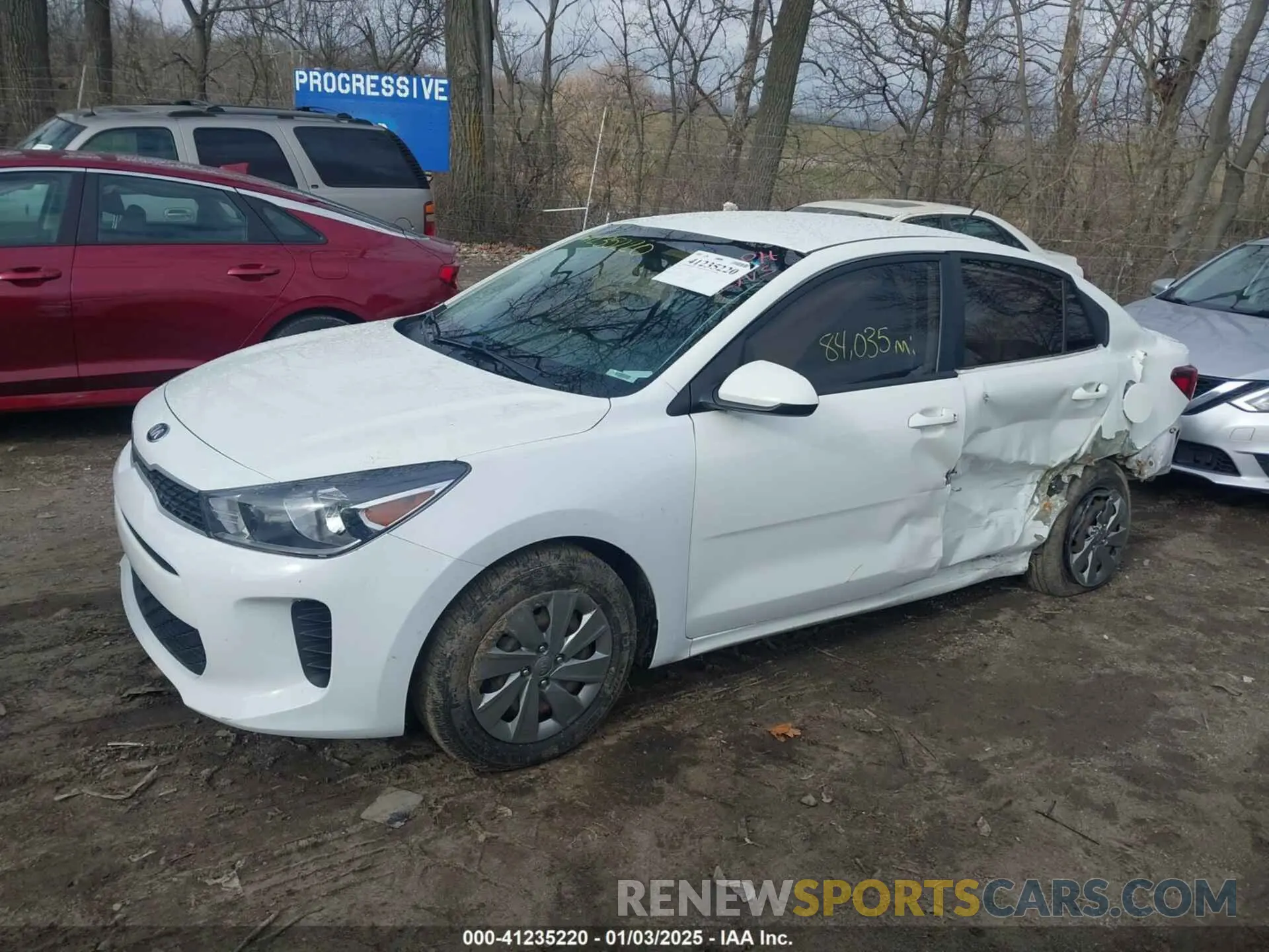 2 Photograph of a damaged car 3KPA24AD2LE322299 KIA RIO 2020