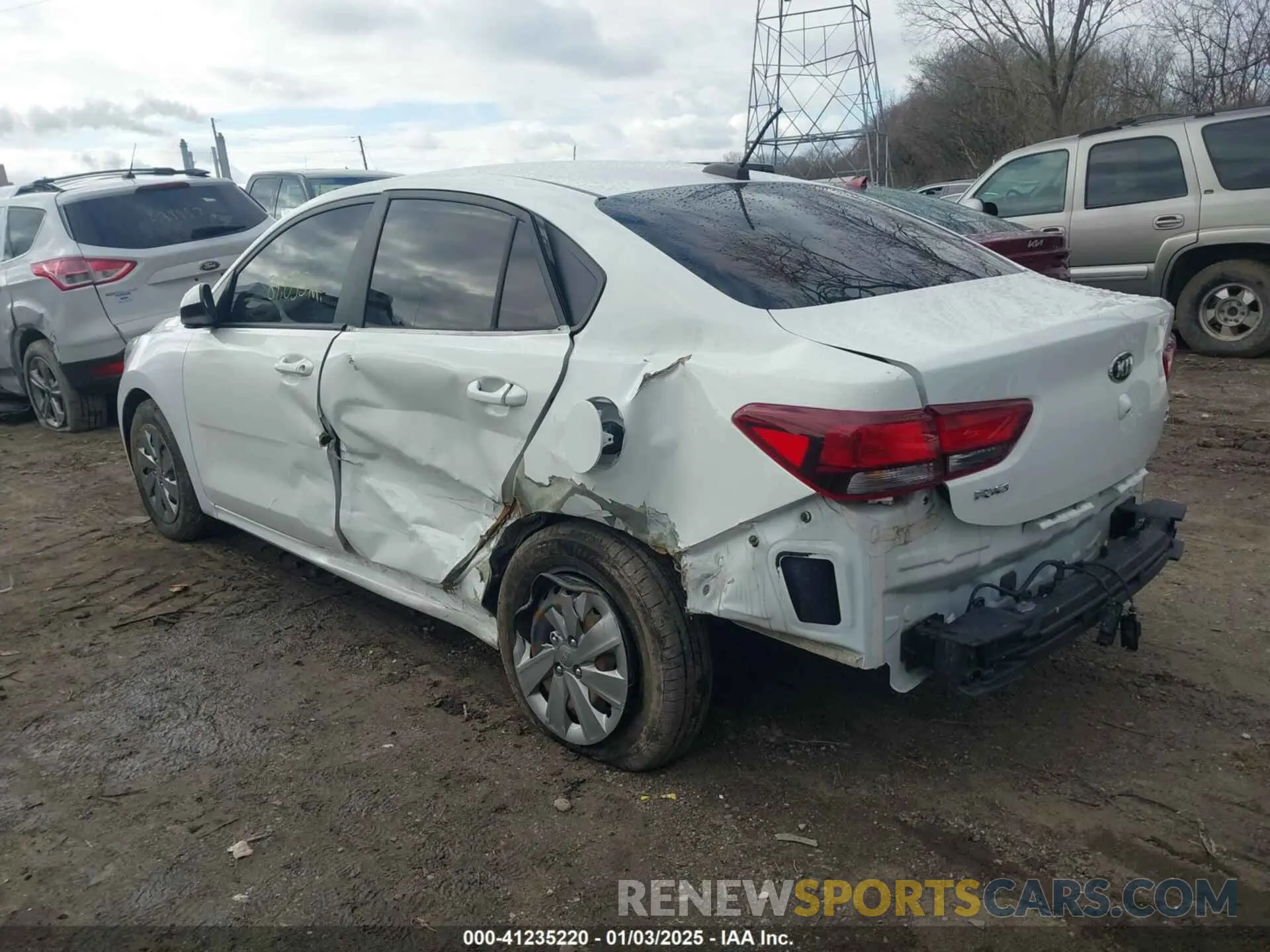 6 Photograph of a damaged car 3KPA24AD2LE322299 KIA RIO 2020