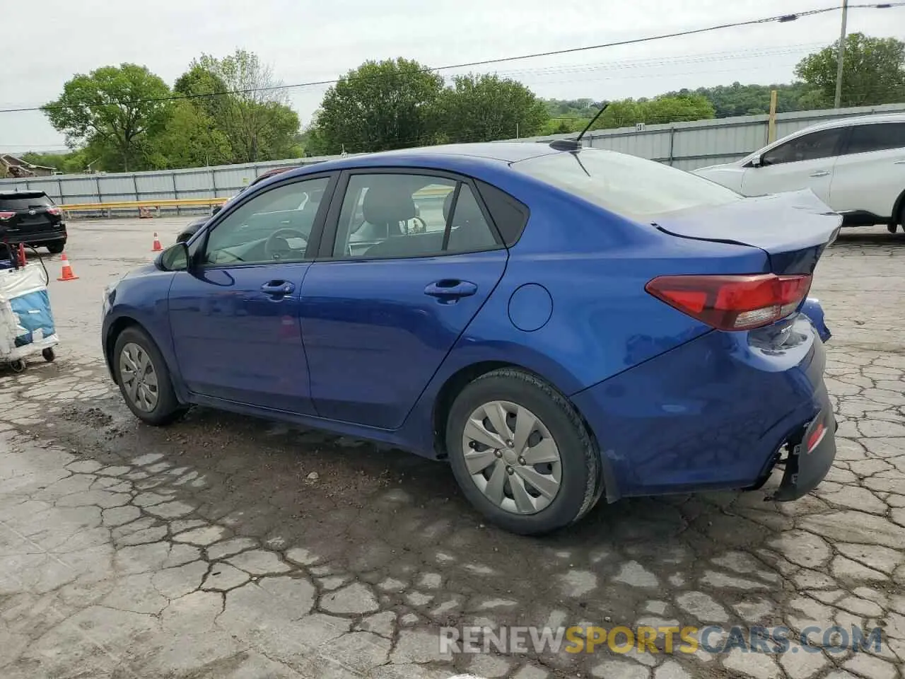 2 Photograph of a damaged car 3KPA24AD2LE329723 KIA RIO 2020