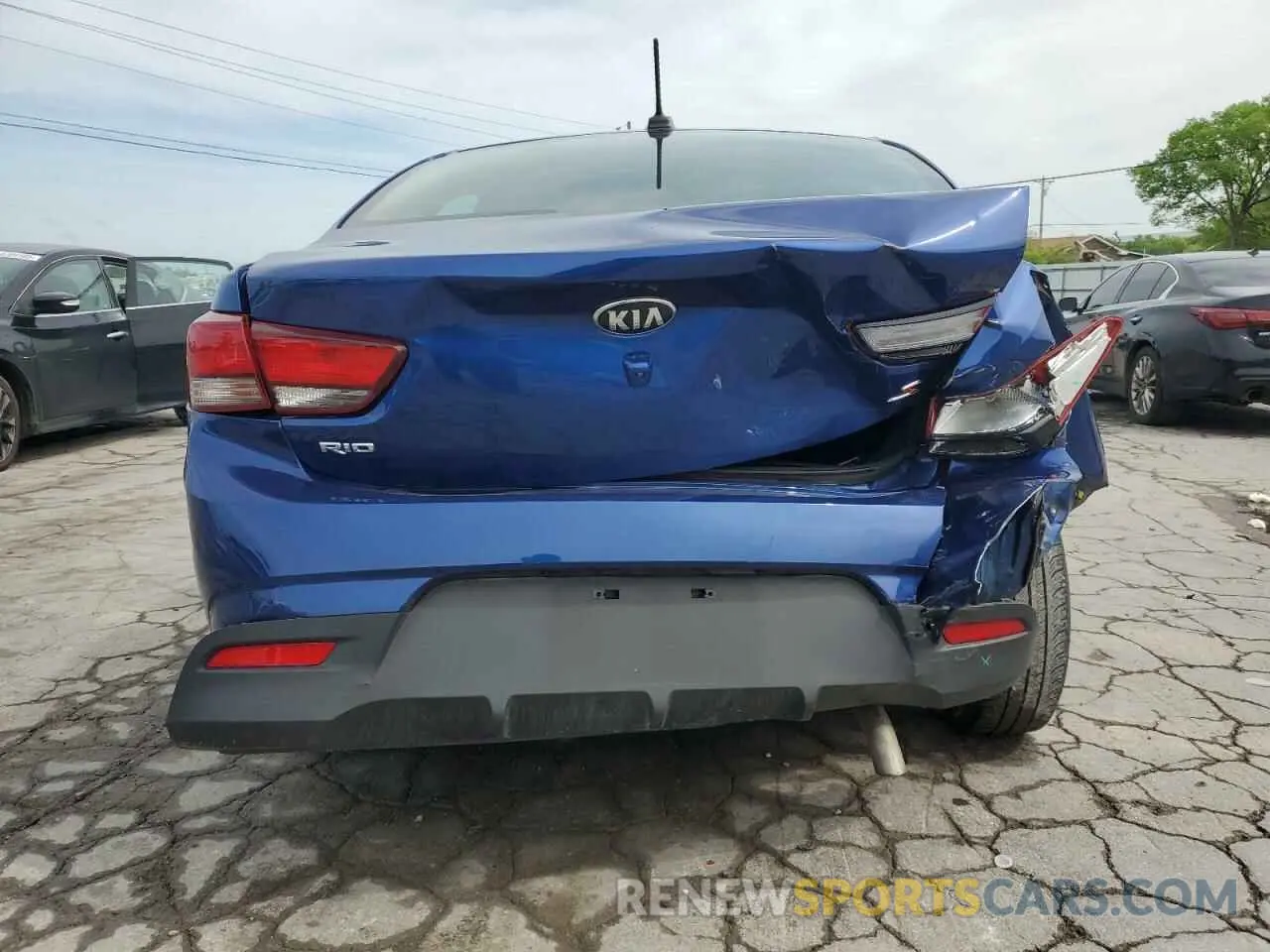 6 Photograph of a damaged car 3KPA24AD2LE329723 KIA RIO 2020