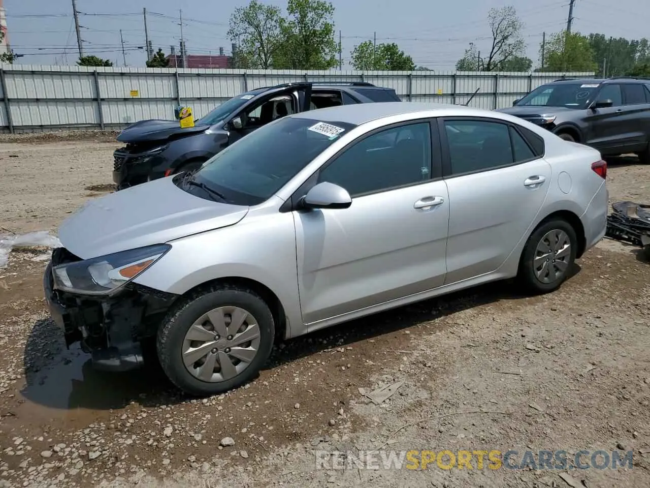1 Photograph of a damaged car 3KPA24AD2LE334467 KIA RIO 2020