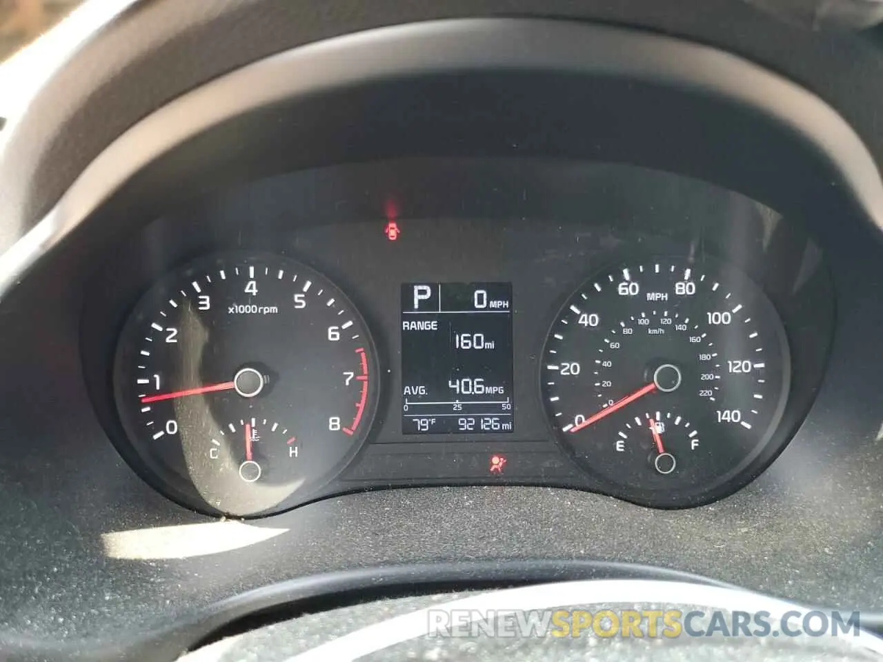 9 Photograph of a damaged car 3KPA24AD2LE334467 KIA RIO 2020