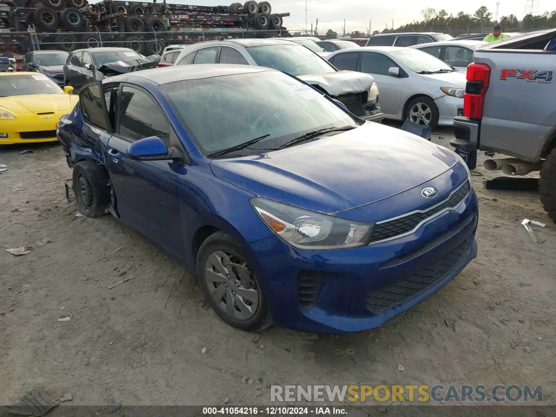 1 Photograph of a damaged car 3KPA24AD2LE338793 KIA RIO 2020