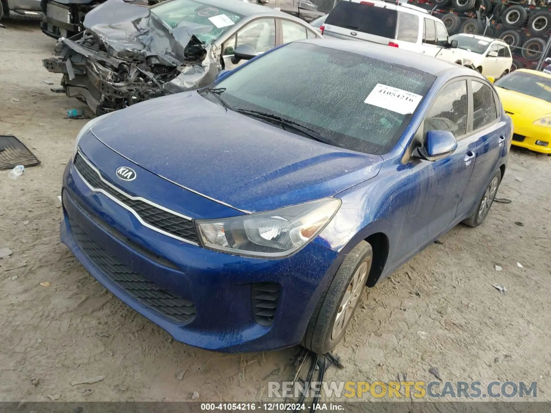 2 Photograph of a damaged car 3KPA24AD2LE338793 KIA RIO 2020