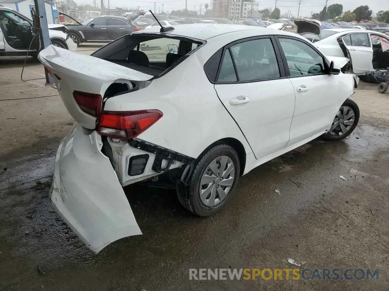 3 Photograph of a damaged car 3KPA24AD2LE356159 KIA RIO 2020